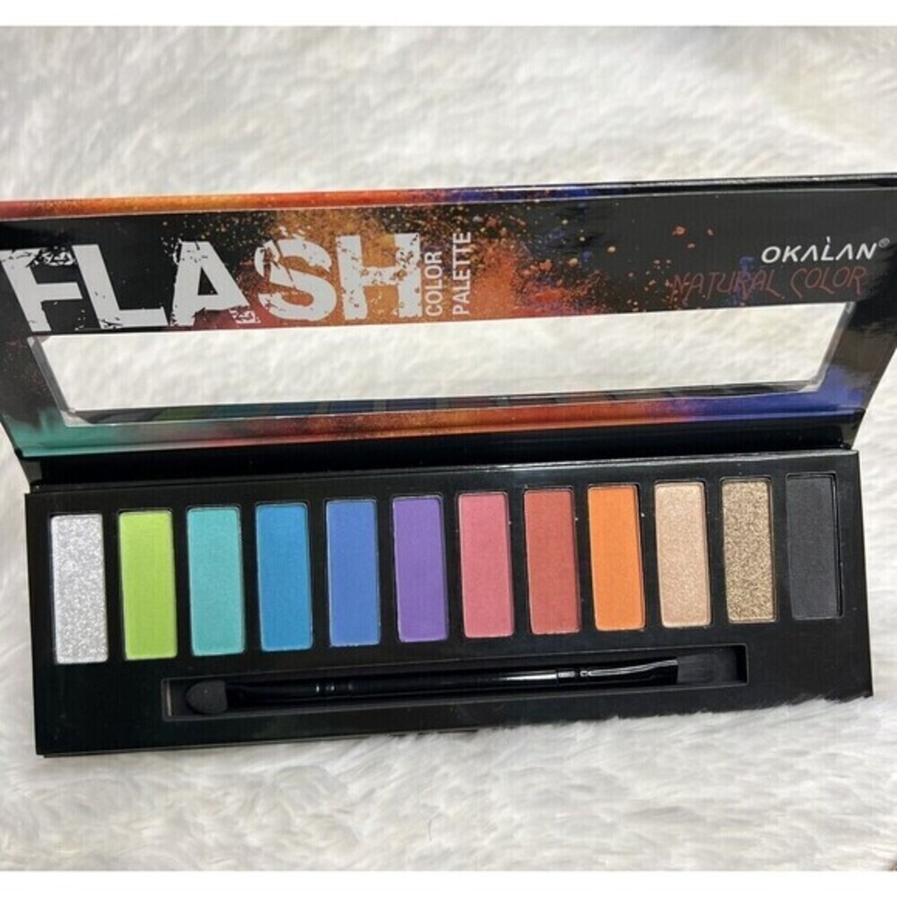 OKALAN FLASH COLOR PALETTE 12 Color Eyeshadow Palette - Picture 2 of 8